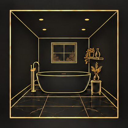 Bathroom Renovations — line-art room concept
